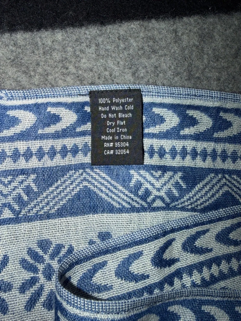 Lightweight Blue Scarf